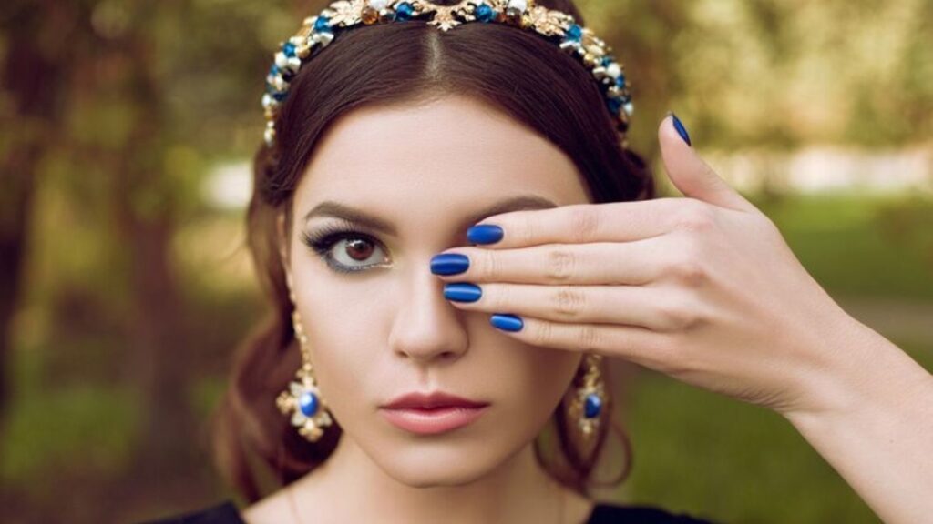 Blue Nails