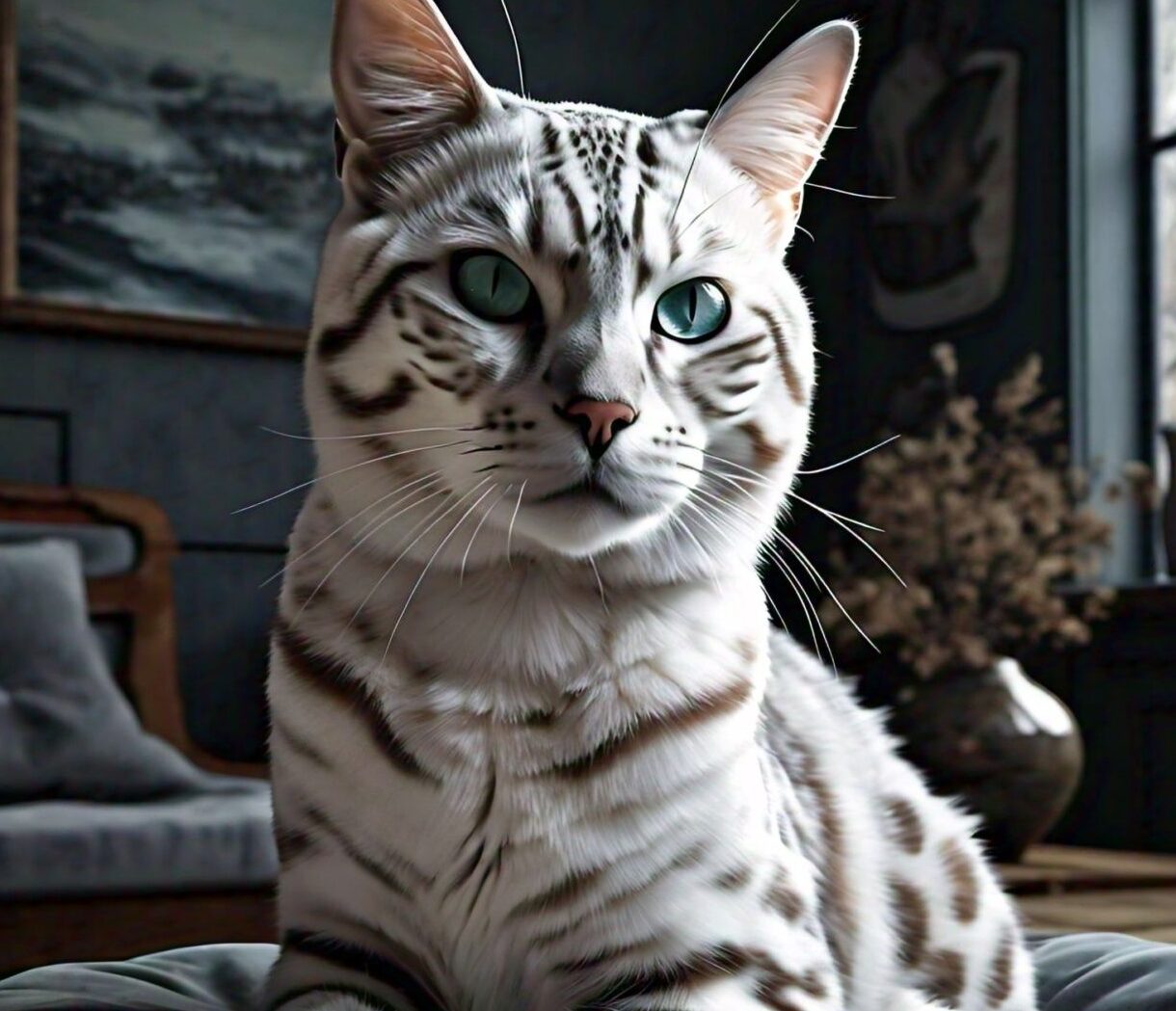 Snow Bengal Cat