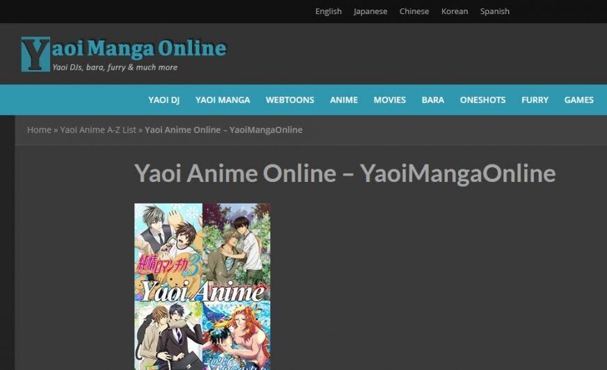 Yaoi Manga Online