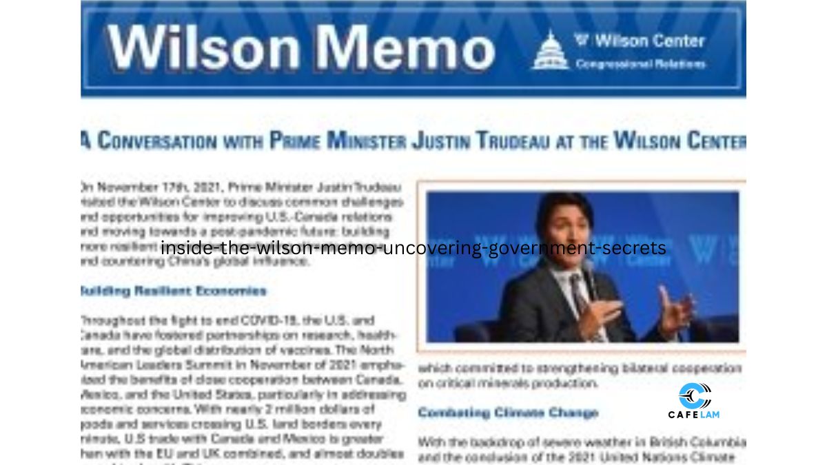 The Wilson Memo