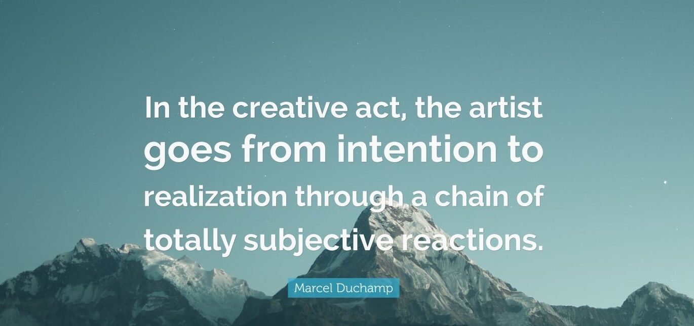 Creative Act by Marcel Duchamp