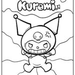Kuromi Coloring Pages