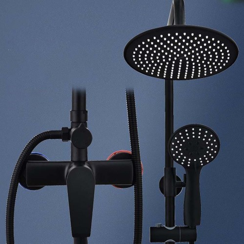 Matte Black Shower