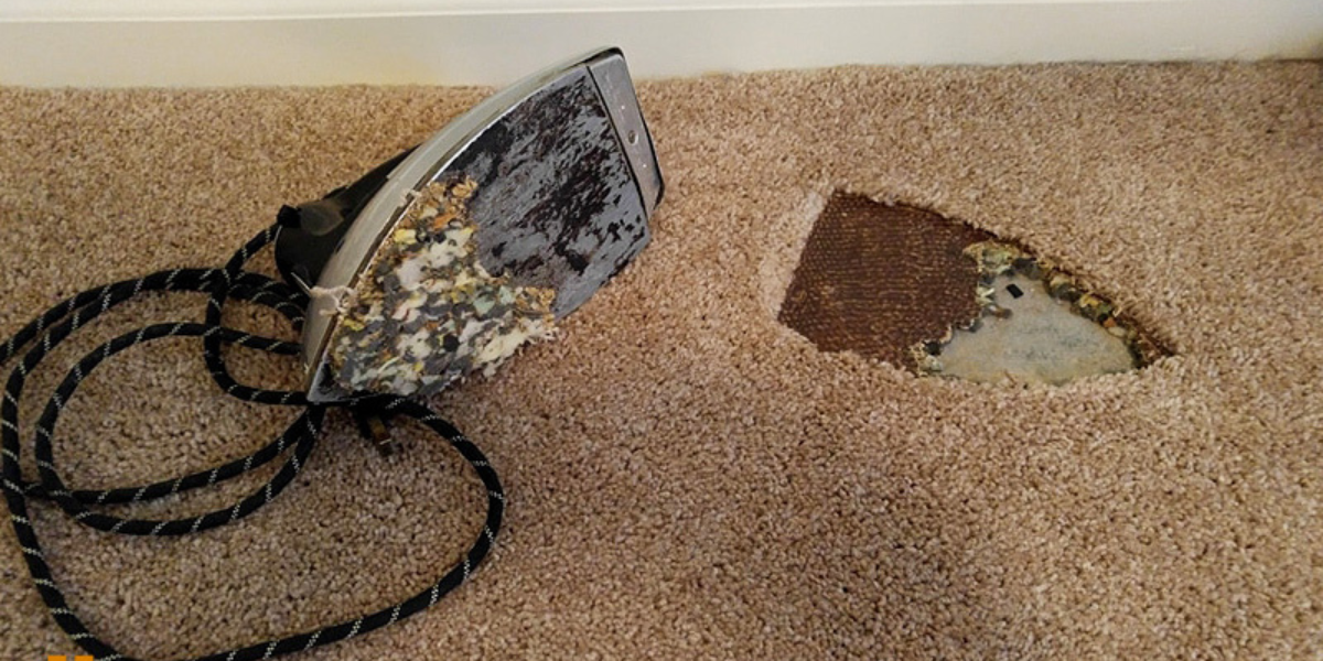 Iron Burn on Carpet