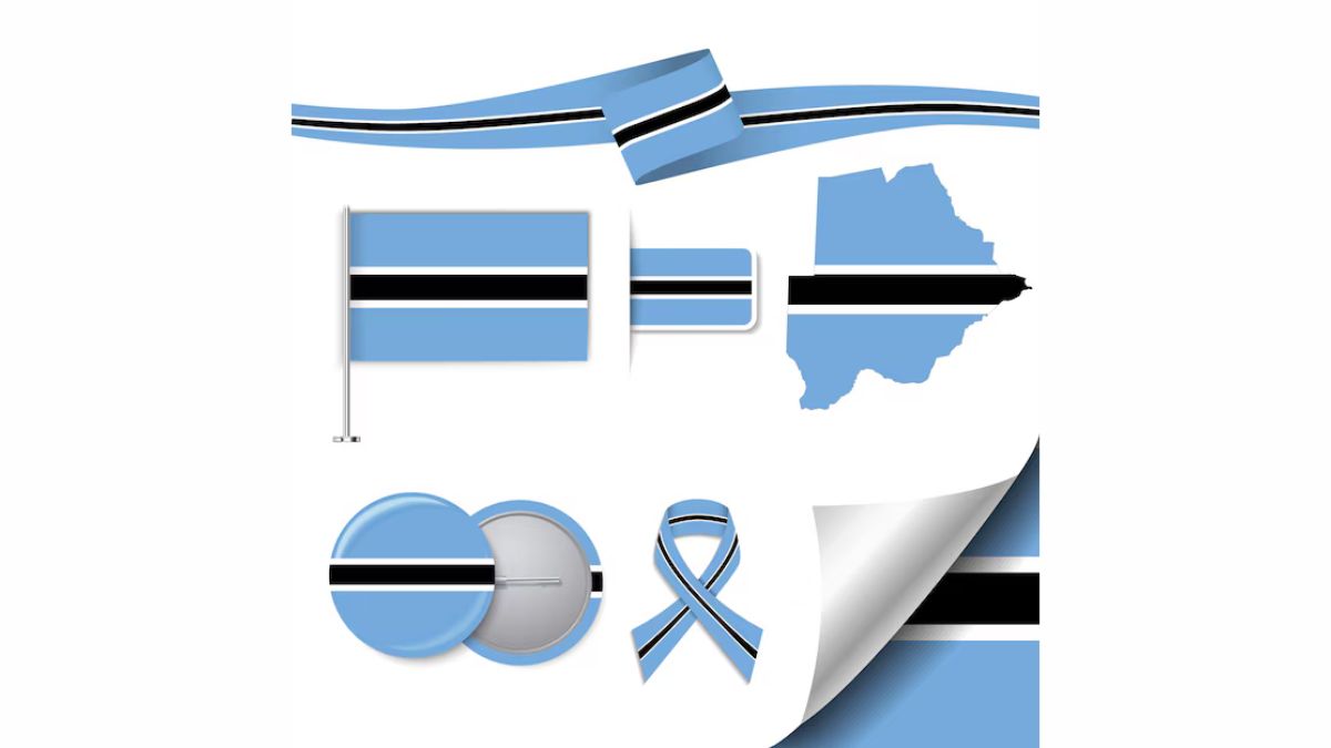 flag of Botswana