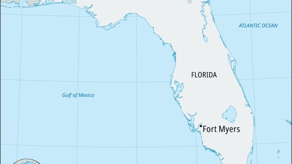 fort myers florida map