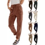 womens stretch corduroy trousers
