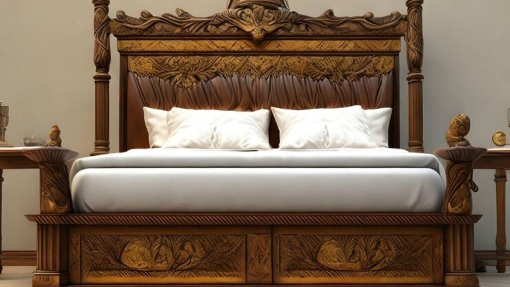 queen captains bed