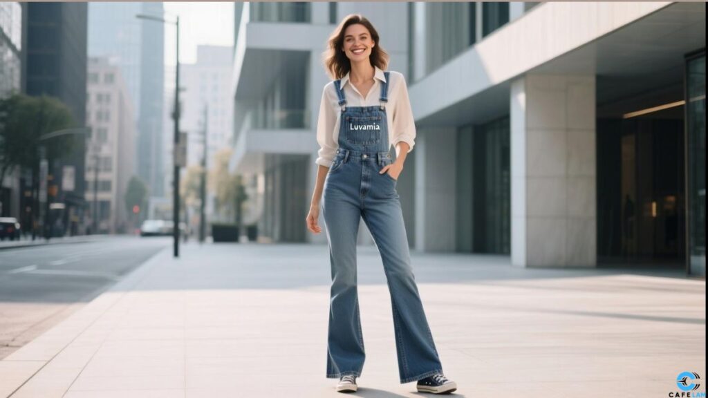 luvamia women's fashion bootcut jean overalls
