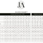 Justin Alexander Bridal Size Chart