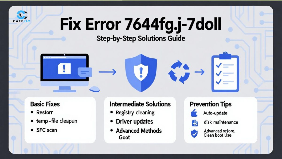 how to fix error 7644fg.j-7doll code