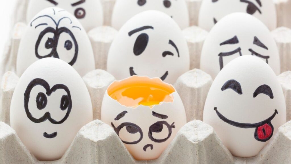 blowing eggs out
