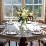 round dining room table with leaf