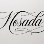 Cursive Style Nosada