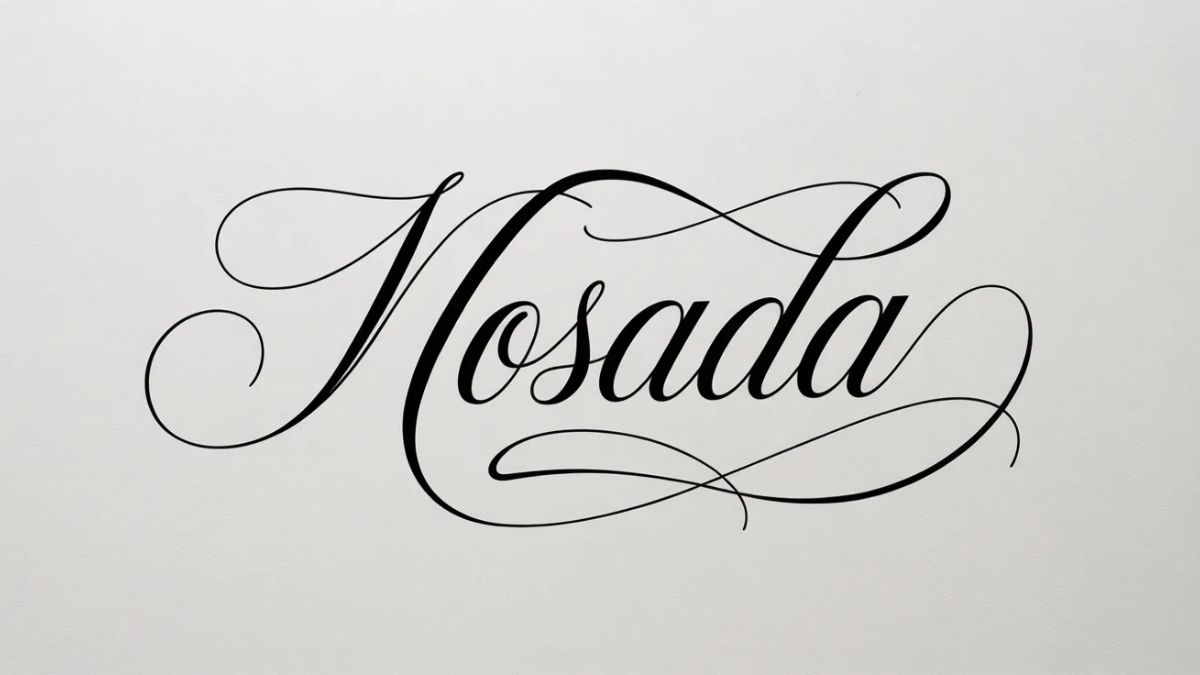Cursive Style Nosada