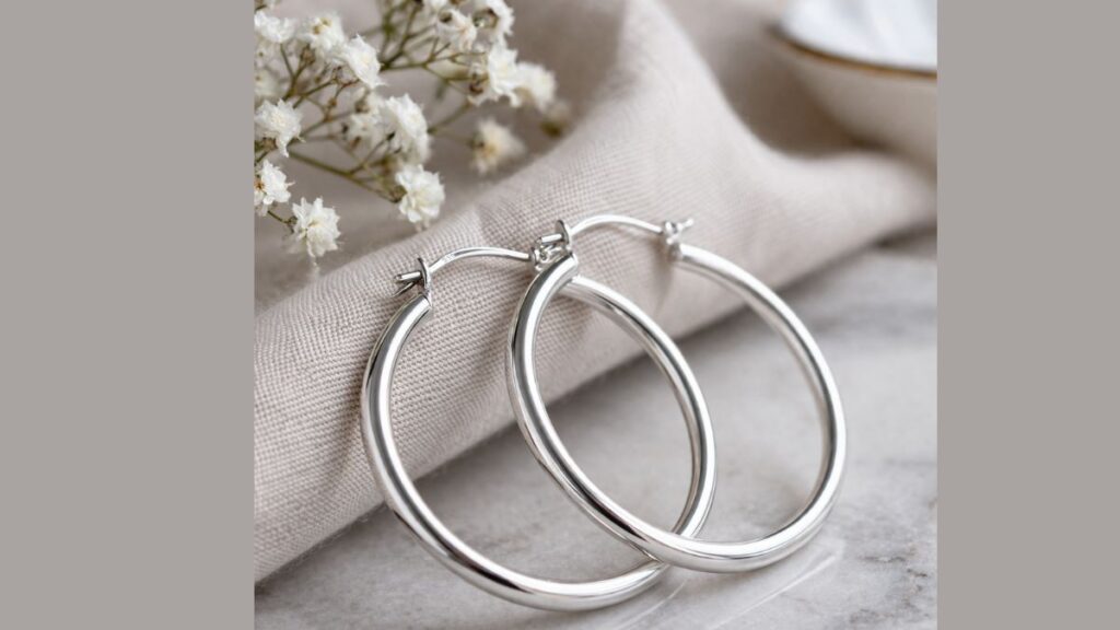 Silver Hoop Earrings