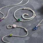 Silver and Gemstone Necklaces
