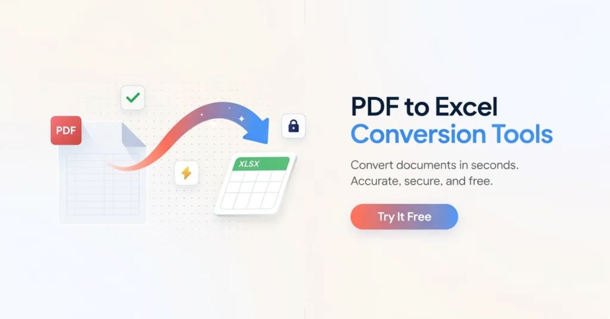 PDF to Excel Conversion Tools